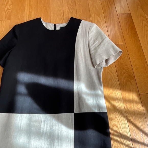 John Roberts Women’s Dress with short sleeve in two colors black/creme Size 12 - Picture 5 of 8